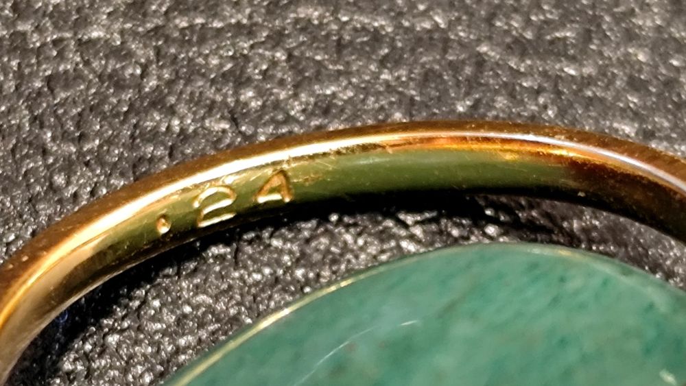 Златен Пръстен 18к / Диамант 0,24ct / F /