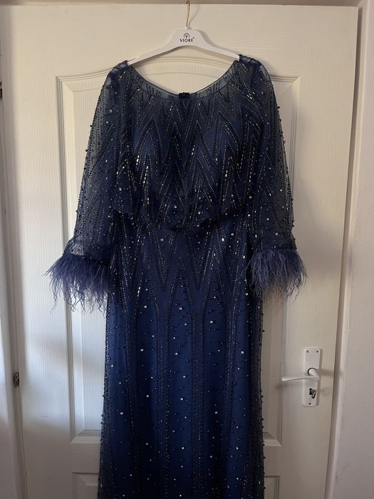 Rochie stralucitoare de nașă/de gală/de revelion