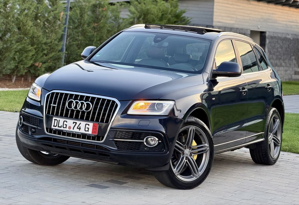 AUDI Q5 /3x S-line/ 2.0 TDI 177CP Quattro/Distronic/Lanne Asisst/Drive Select/Pano/Keyless/Entry/Goo/JanteR20