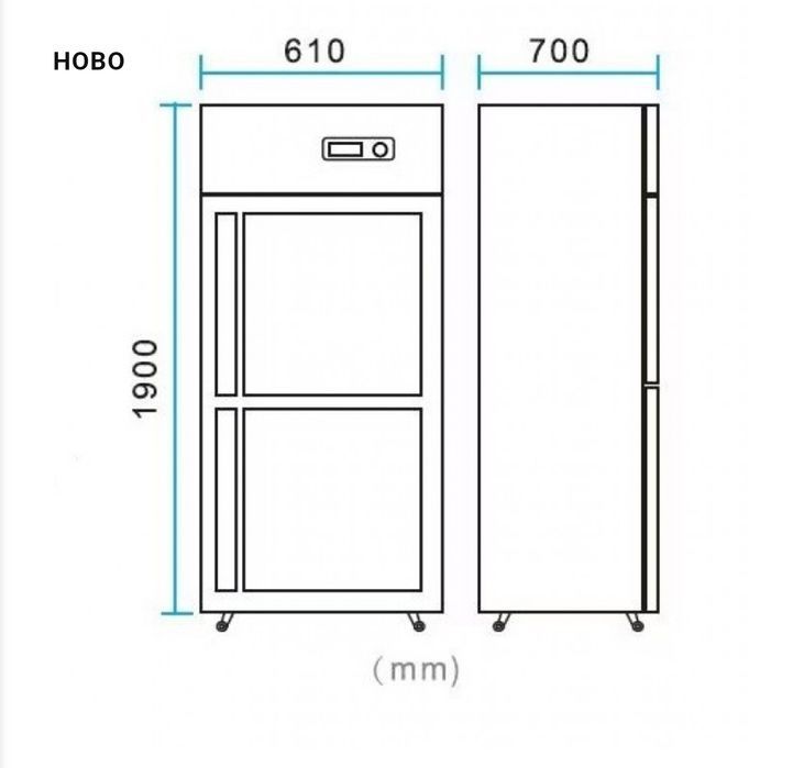 Хладилник с фризер професионален
