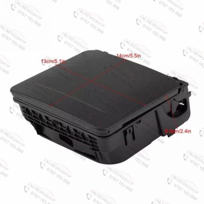 Suport pahare cotiera spate Volkswagen  Golf 5, Golf 6, EOS, Jetta