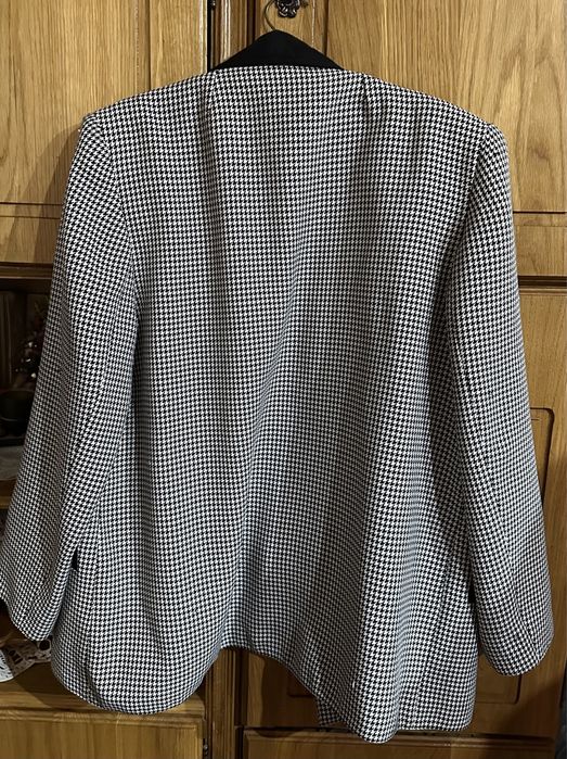 Sacou dama gri marimea 52