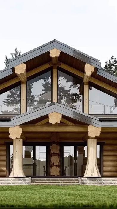 Деревянные дома из бревна