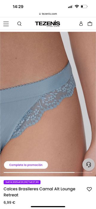 Дамско бельо Tezenis