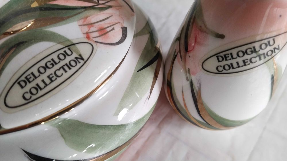 Порцеланов Deloglou Collection ръчно рисуван сет