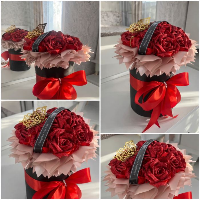 Цветы из атласной ленты