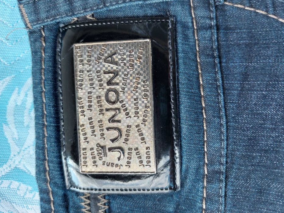 Уникална JUNONA / ЮНОНА дънкова пола XL