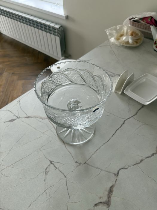 Ваза хрустальная для фруктов