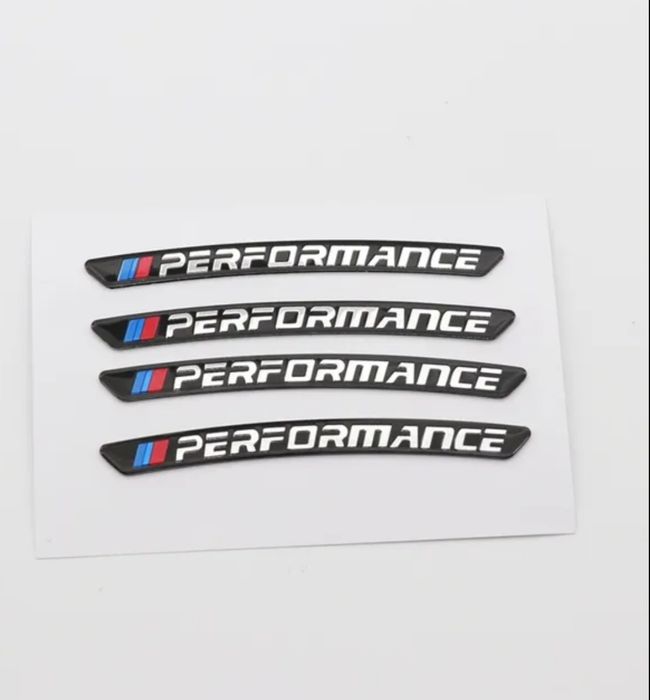 M Performance Jante Sticker Logo Bmw E46 E87 E90 E60 E70 X1 X3 X6 X7
