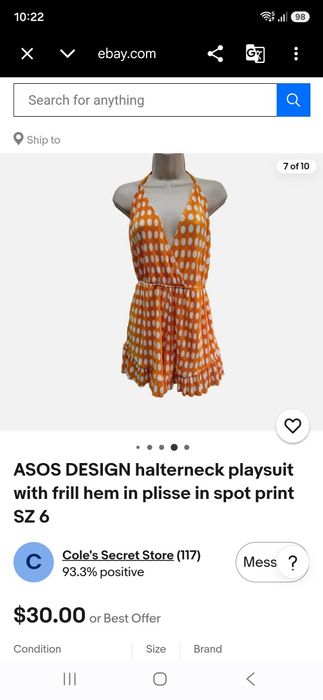 Salopeta noua Asos
