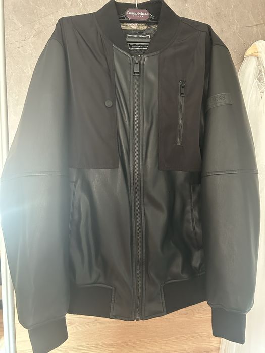 Оригинални мъжко кожено яке Guess M