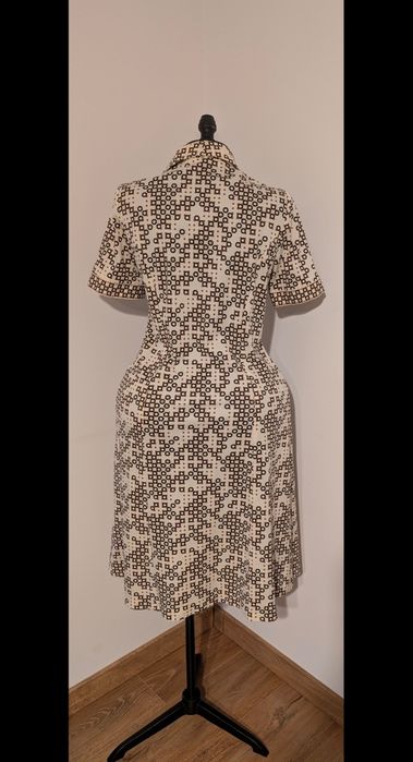 Rochie elegantă cu imprimeu geometric,Mărimea 40-42