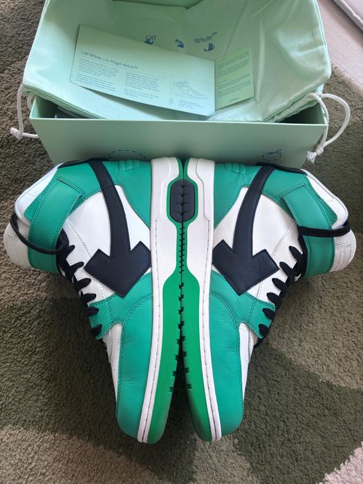Off-White Out Of Office Mid Top Green/White/Black