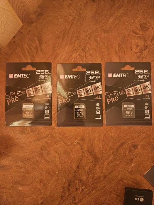 Carduri SD EMTEC 256 GB NOI---150ron
