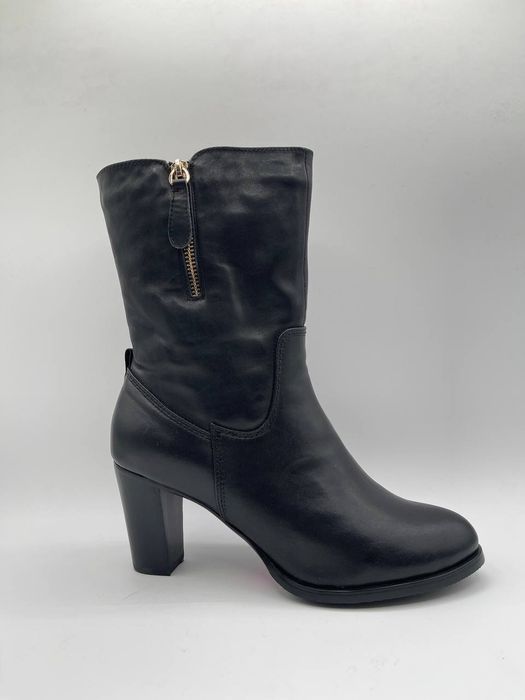 Сапожки теплые из натуральной кожи, распродажа