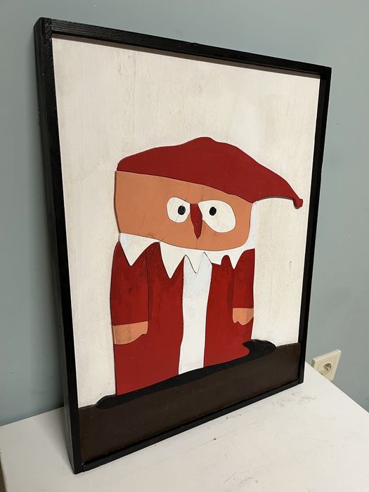 Авторско дървено пано