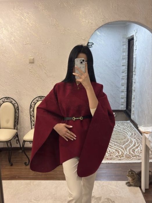 Продам Пончо Цвет Бордо