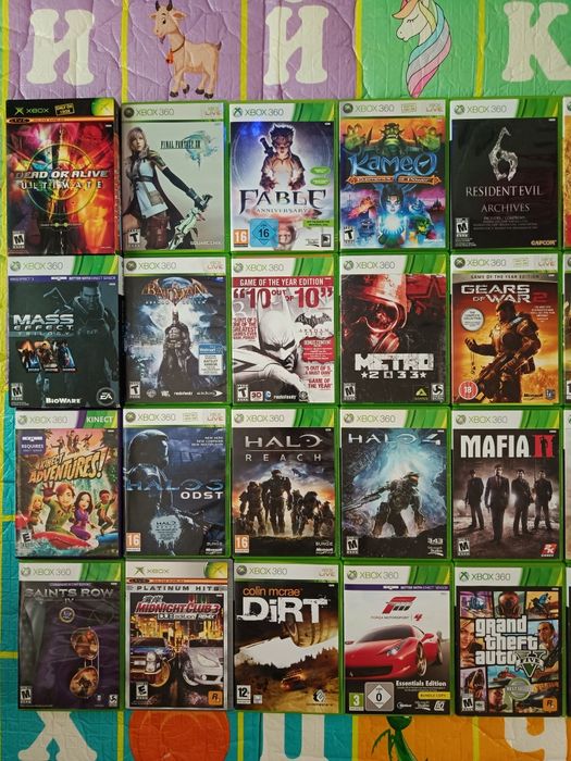 Xbox 360 лицензионные игры/диски
