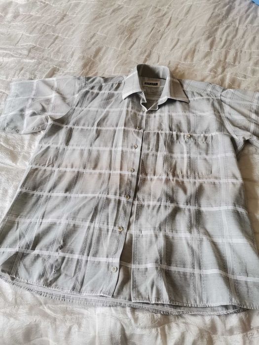 Мъжка риза къс ръкав