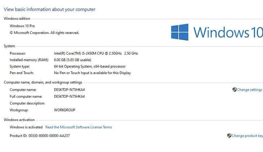 Vand Laptop Acer