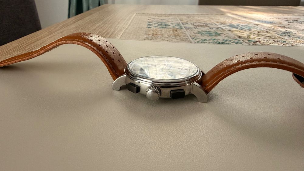 GANT GT037007 Ceas mana SUPERB elegant maro/ gri/ alb