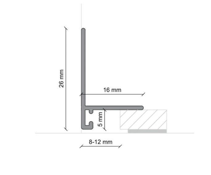Микроплинтус L образный по супер цене !!!