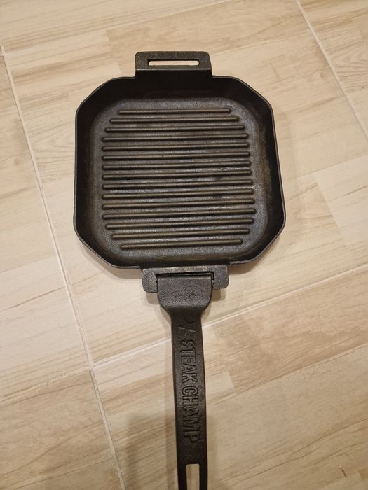 Чугунен тиган оребрен