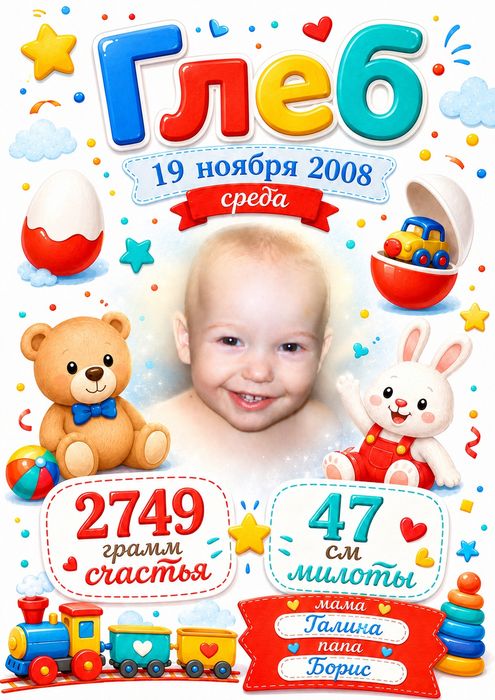Метрики для новорожденных