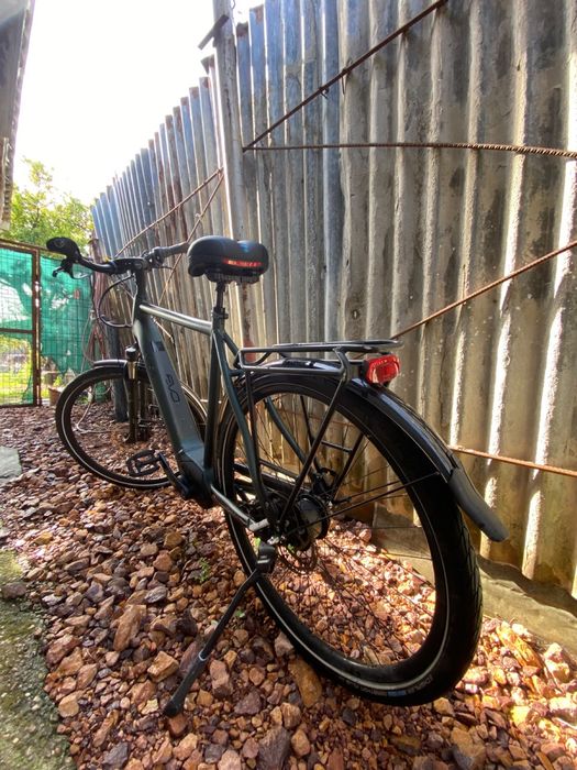 Bicicletă Electrică Pegasus – Trekking, Suspensie, Frâne pe Disc, Portbagaj