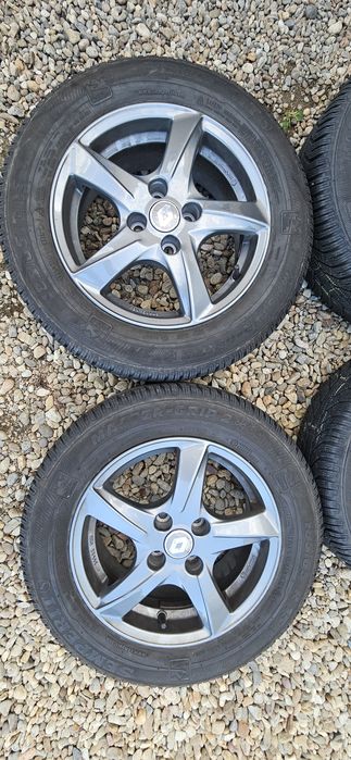 Jante anvelope Semperit M+S 185/65 R15 88T 4x100 Dacia Renault Nissan