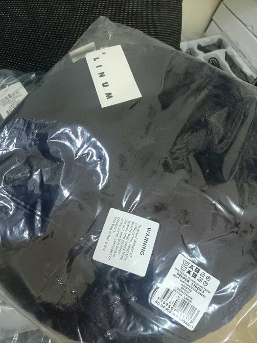 Възглавница за стол LINUM PEPPER Ø37, премиум памук меланж, кръгла възглавница за стол, диаметър 37 см