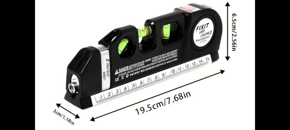 Лазерный уровень с универсальным кронштейном