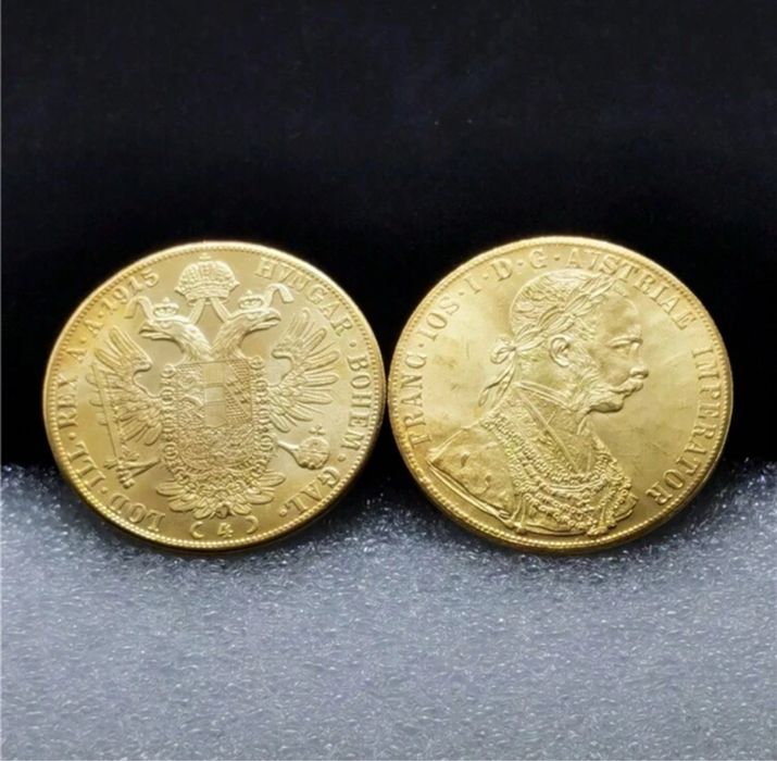 Monezi placate cu aur 24k ducat replica franz joseph 1915