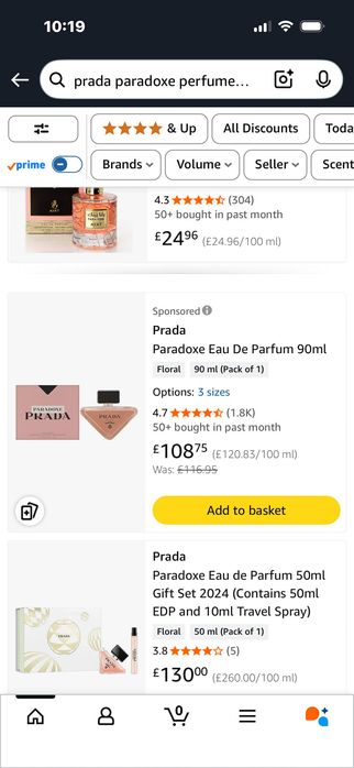 Prada paradoxe 90 ml