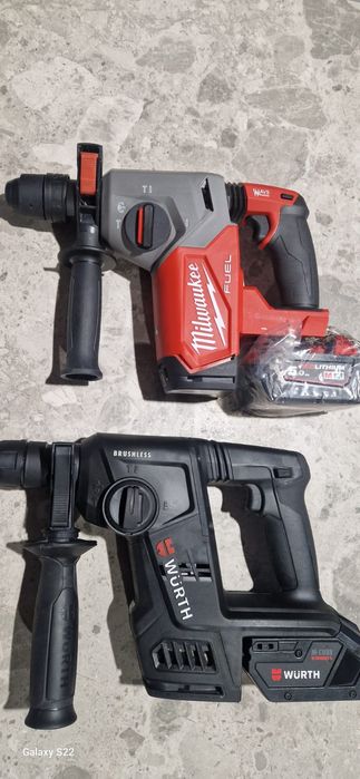 Milwaukee, Wurth rotopercutor pe acumulator