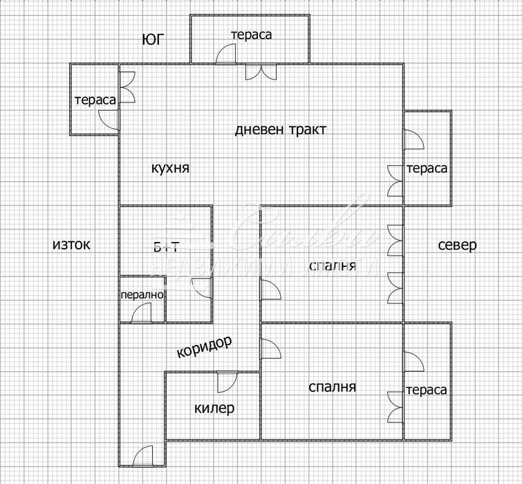 Продава се Тристаен апартамент в Шумен, Дивизионна болница - 135 кв.м за 1038 €/кв.м - Снимка #9