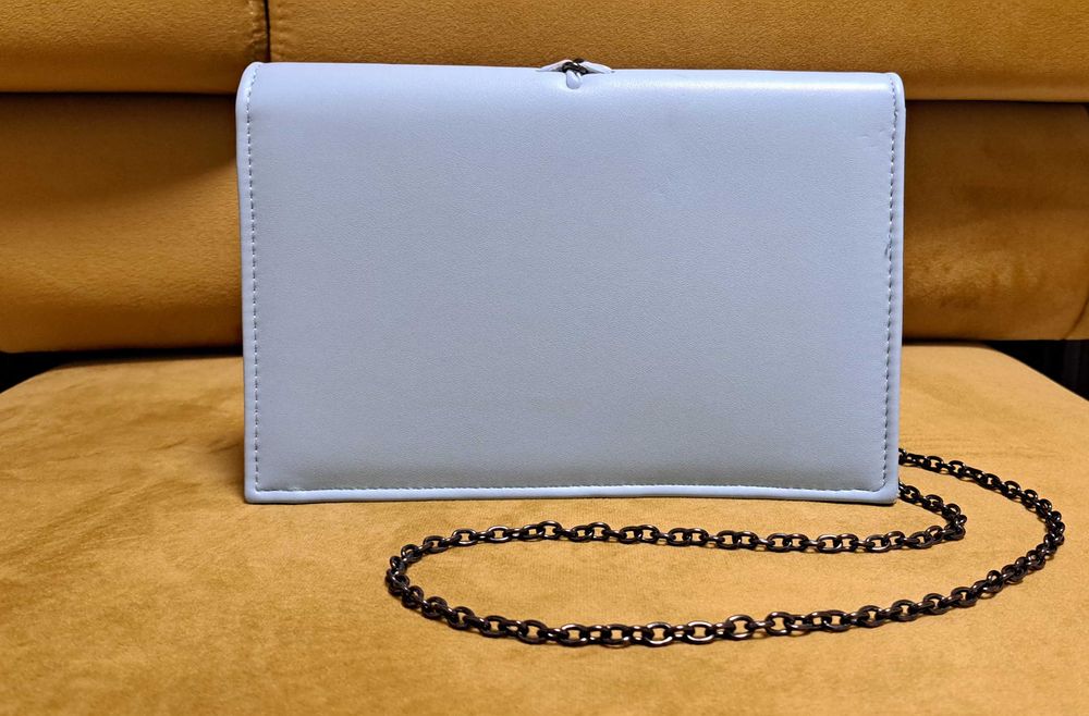 Geanta plic bleu Benvenuti