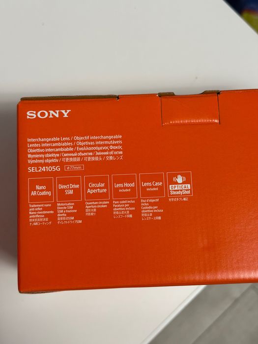 Обектив  Sony FE 24-105mm F4 GOsS