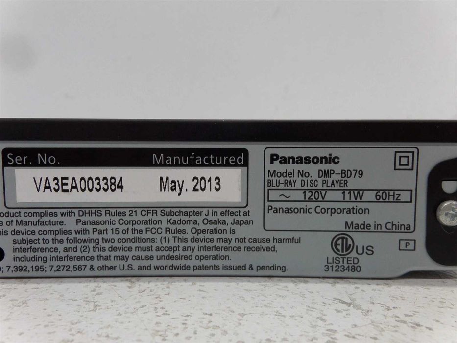 Player filme FULL HD Blu-ray Disc Panasonic