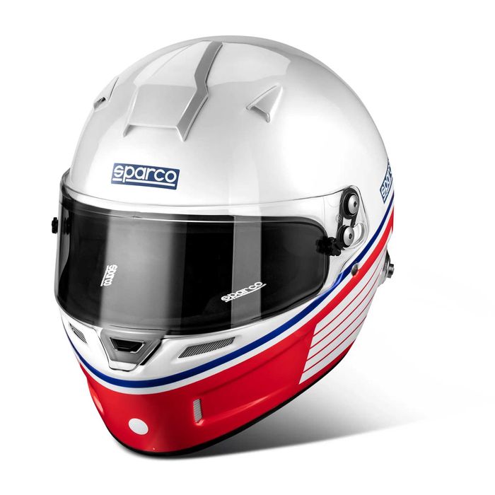 Каска Sparco MARTINI RACING RF-5W FIA 8859-2015, HANS рали дрифт