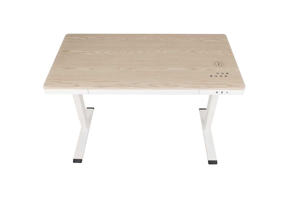 Умный стол регулируемый по высоте геймерский / офисный белый и черный