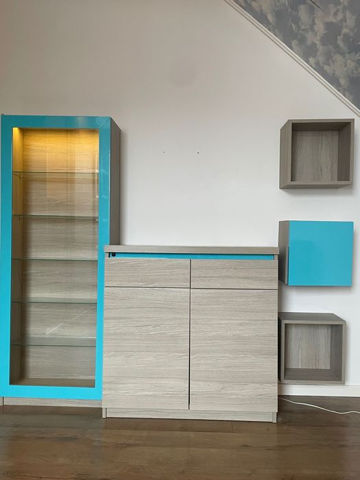 Set complet mobilier modern de dormitor copii, tineret, adolescent