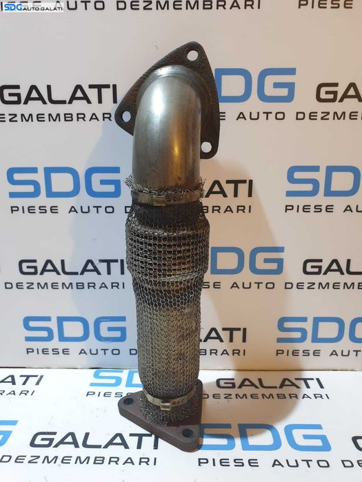 Compensator Racord Flexibil Galerie Teava Conducta Evacuare Dreapta Audi A4 B5 2.5 AFB AKN 1995 - 2001 Cod 059131790D [D0988]