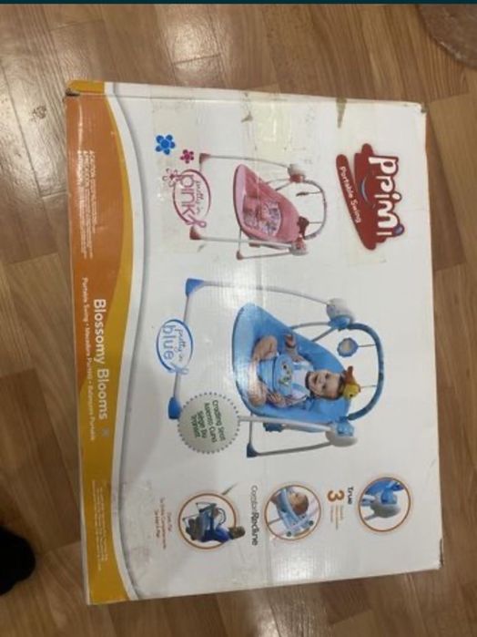 Детская люлька качеля с музыкой