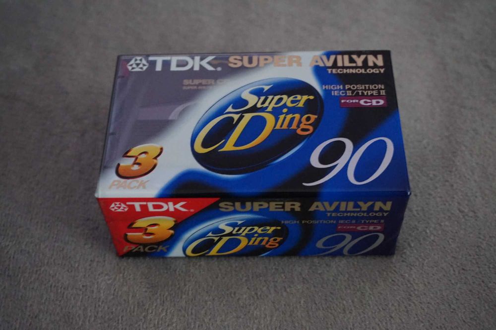 casete audio sigilate TDK crom , lot de 7 bucati