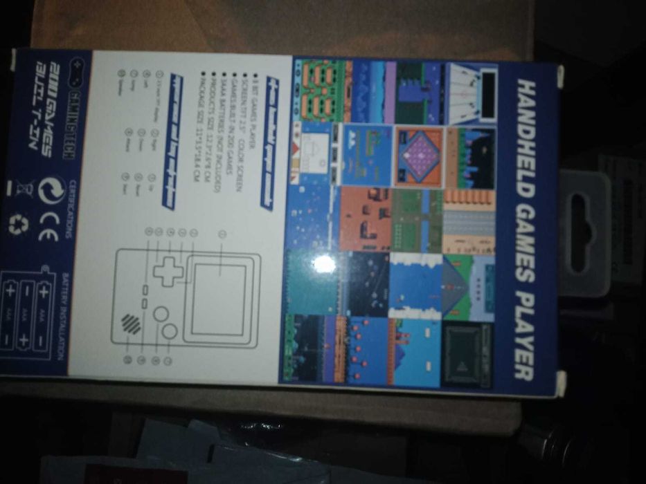 CT 885 joc copii retro portabil cu baterii 200 in 1