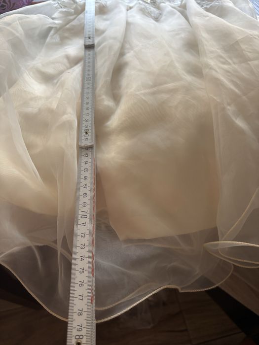Rochie elegantă mireasa scurtă