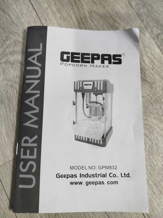 Аппарат для попкорна Geepas GPM832