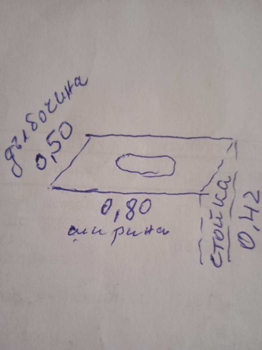 Мивка за баня нова