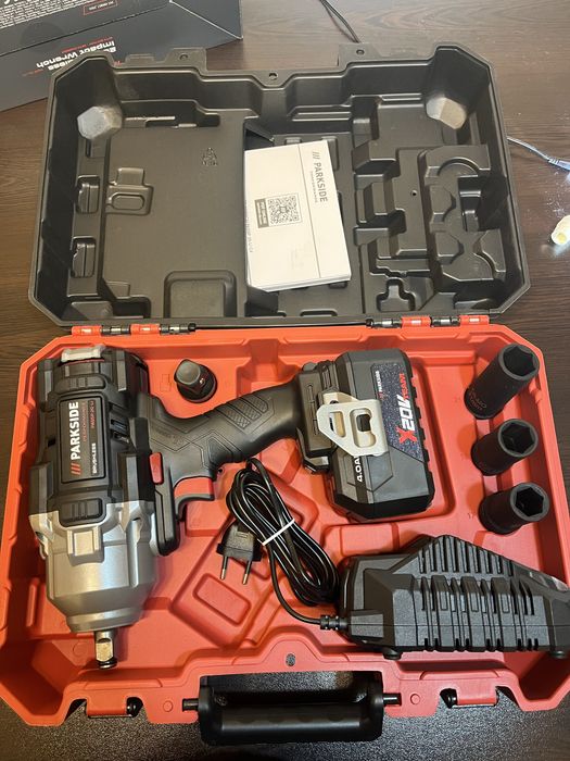 Нов Акумулаторен ударен гайковерт Parkside